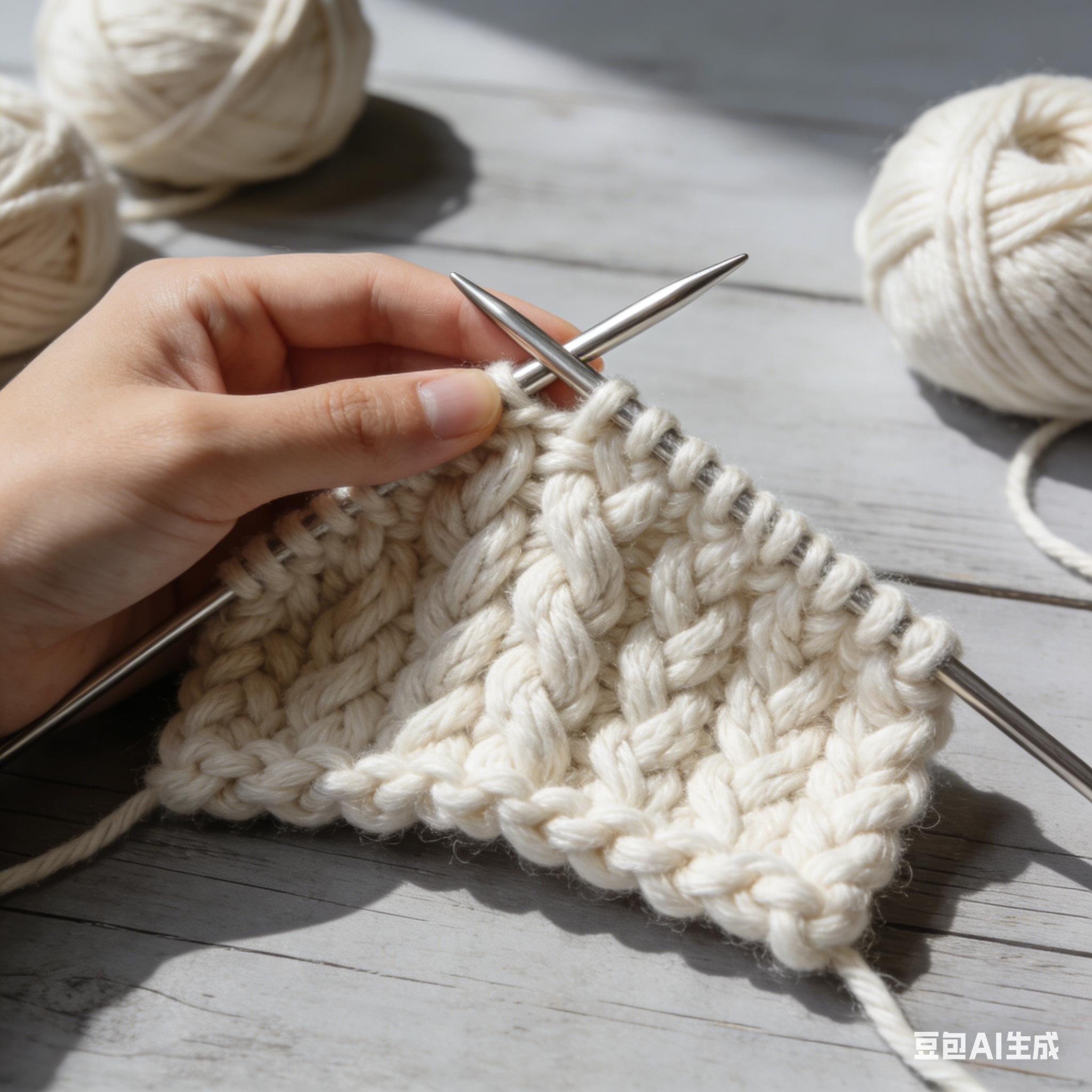 麻花针编织技巧